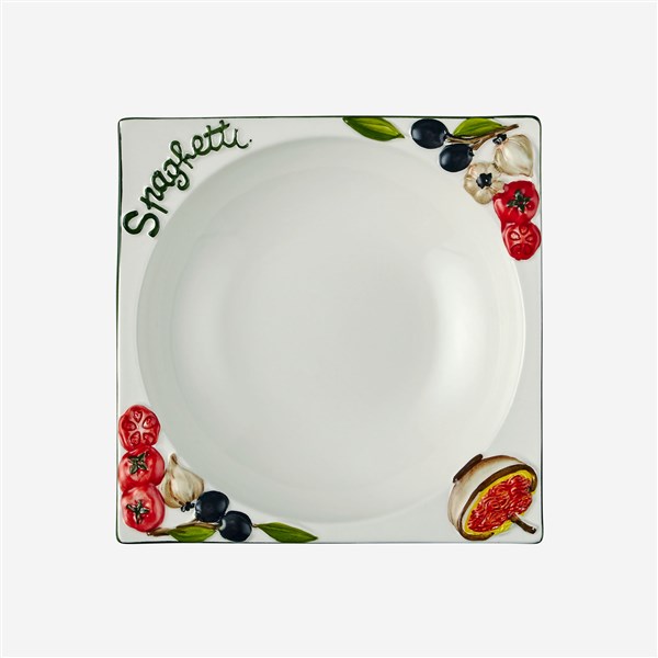 Edelweiss Italy Seramik Makarna Tabağı EW841 