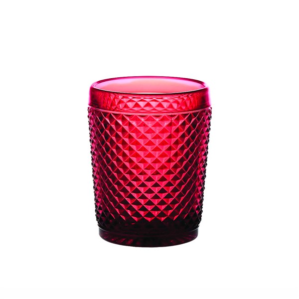 Bicos By Vista Alegre Kırmızı Cam Su Bardağı Seti 4'lü 280 ml 49000012 