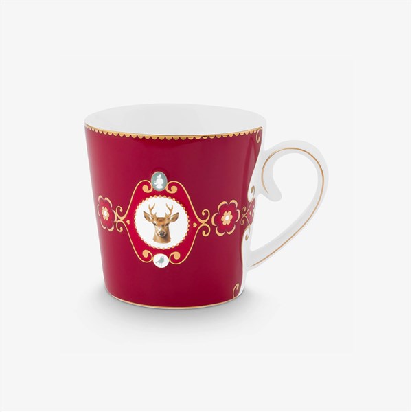 Love Birds Deer Bordo Kupa 250 ml 51002525 