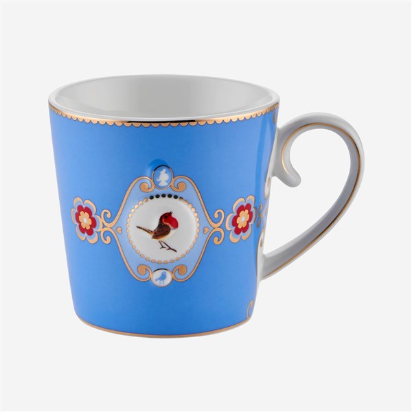 Love Birds Blue Medallion Patterned Mug 250 ml 51002607