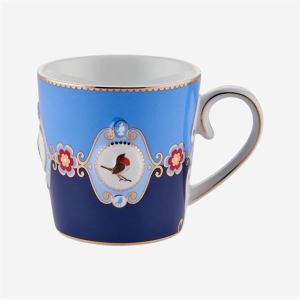 Love Birds Blue Medallion Patterned Mug 250 ml 51002608
