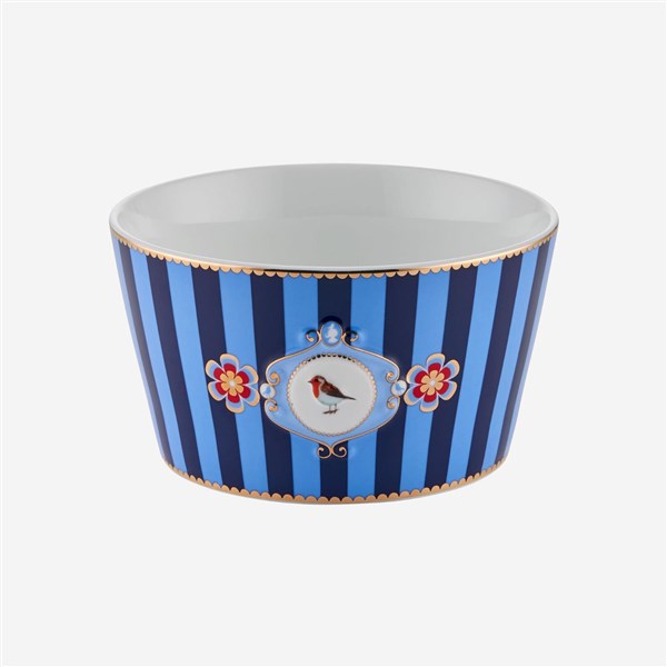 Love Birds Blue Striped Bowl 15 cm 51003359