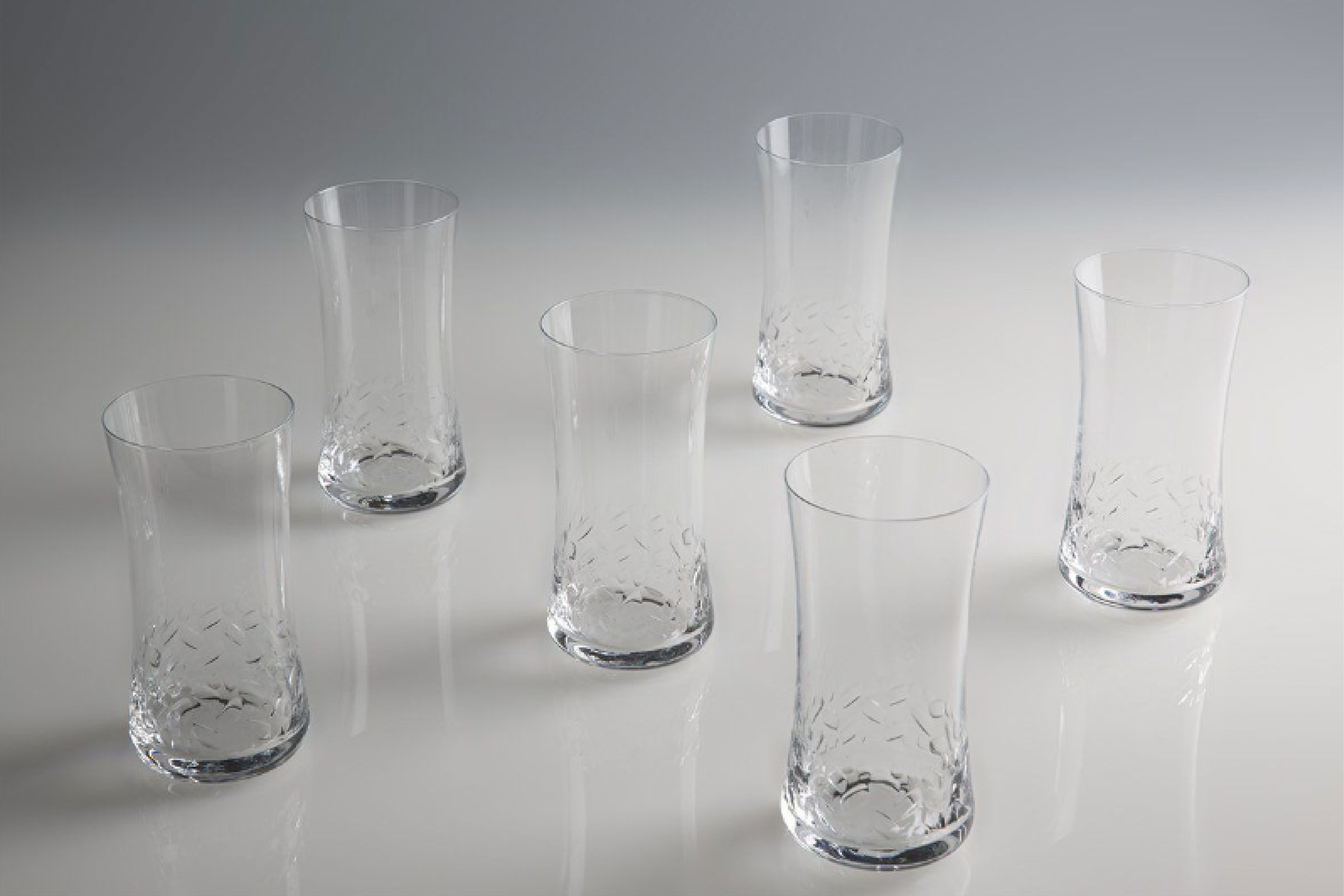 Istanbul Ebruli Tall Glass Set of 6 KK 31000035905 