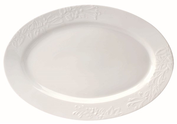 Promenade 40 Cm Oval Porselen Servis Tabağı PD.PROME.POV14 