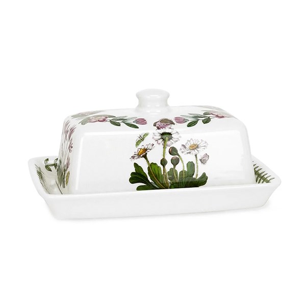 Portmeirion Botanic Garden Butter Dish with Lid 