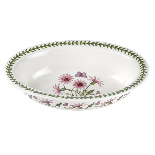 Portmeirion Botanic Garden 13.75 Inch Oval Pie Dish 