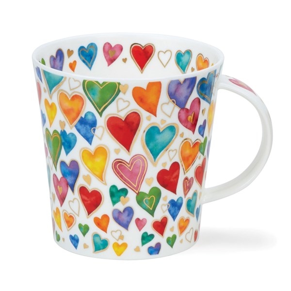 Dunoon Mug Lomond Dazzle Hearts DUN.LO.DAZZ.HE 