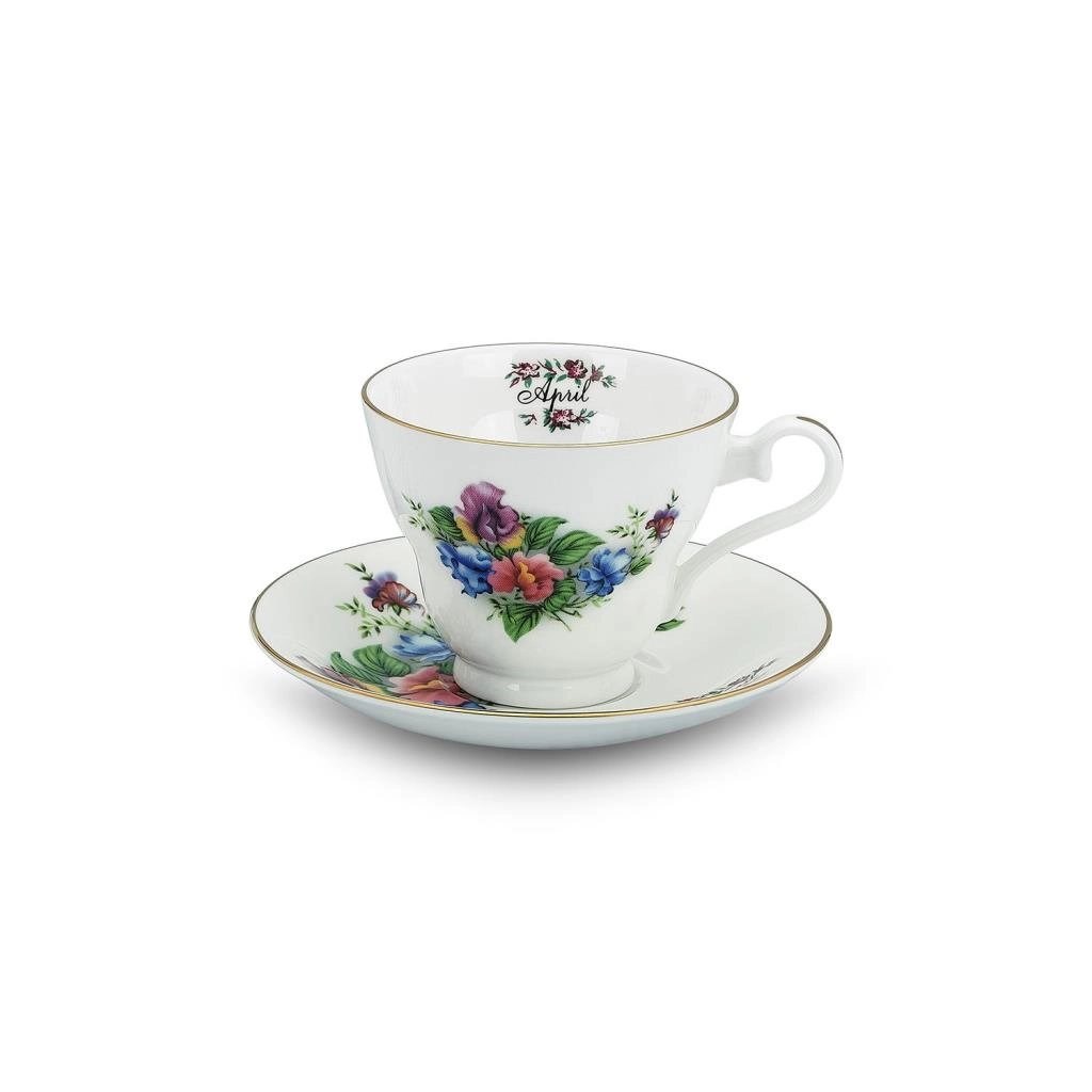 Flower of the Month April Pea Blossom Stratford Tea Cup AY.6974045822269 
