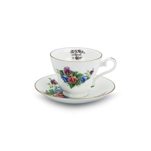 Flower of the Month April Pea Blossom Stratford Tea Cup AY.6974045822269