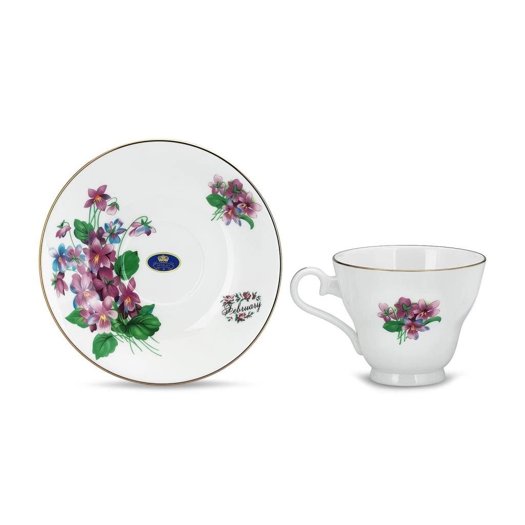 Flower of the Month February Sweet Violet Stratford Tea Cup AY.6974045822245 