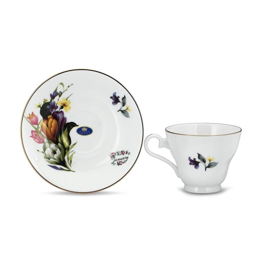 Flower of the Month January Crocus Sativus Stratford Tea Cup AY.6974045822238 