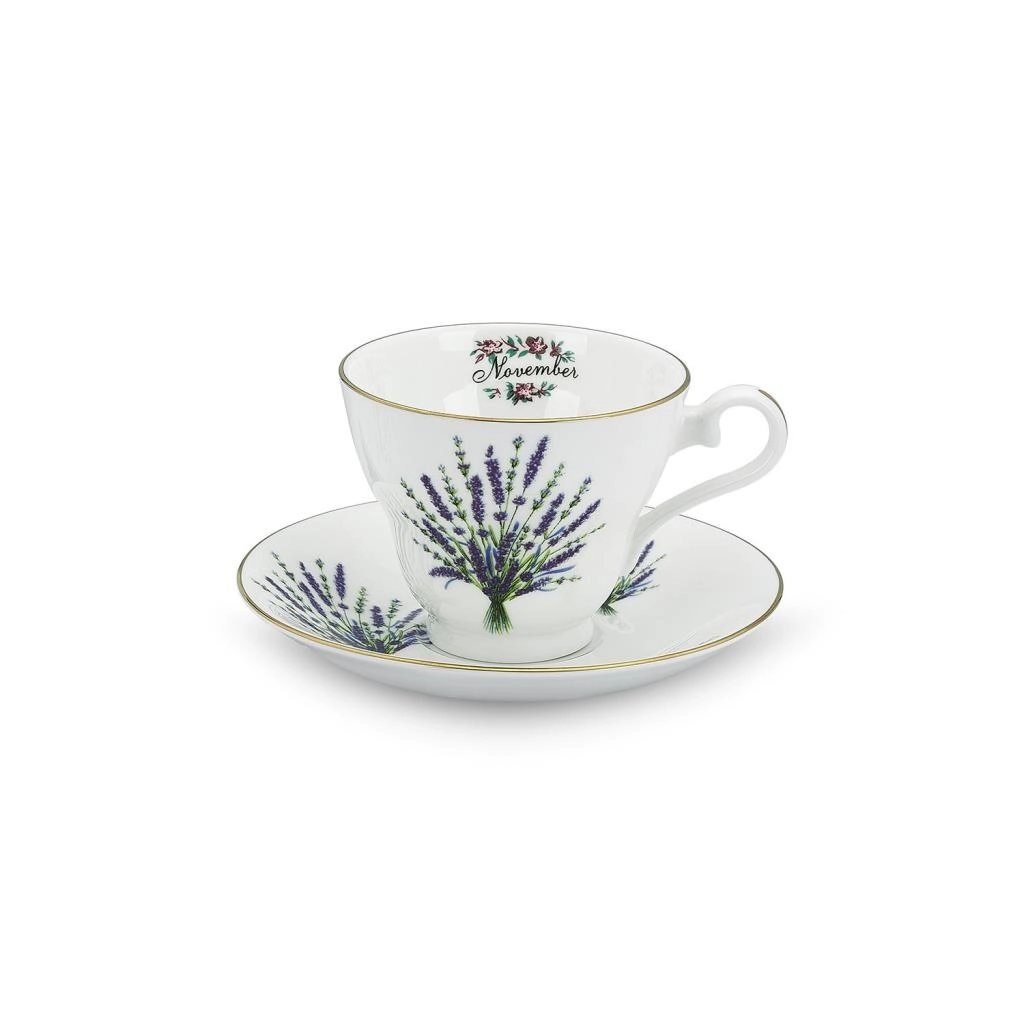 Flower of the Month November Lavender Stratford Tea Cup AY.6974045822337 