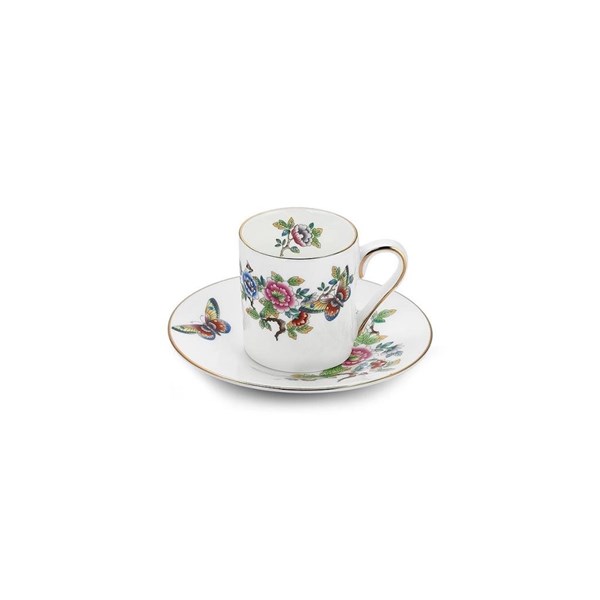 Oriental Butterflies Coffee Cup& Stand AY.6976462287911