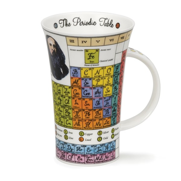 Dunoon Mug Glencoe Periodic Table DUN.GL.PERT 