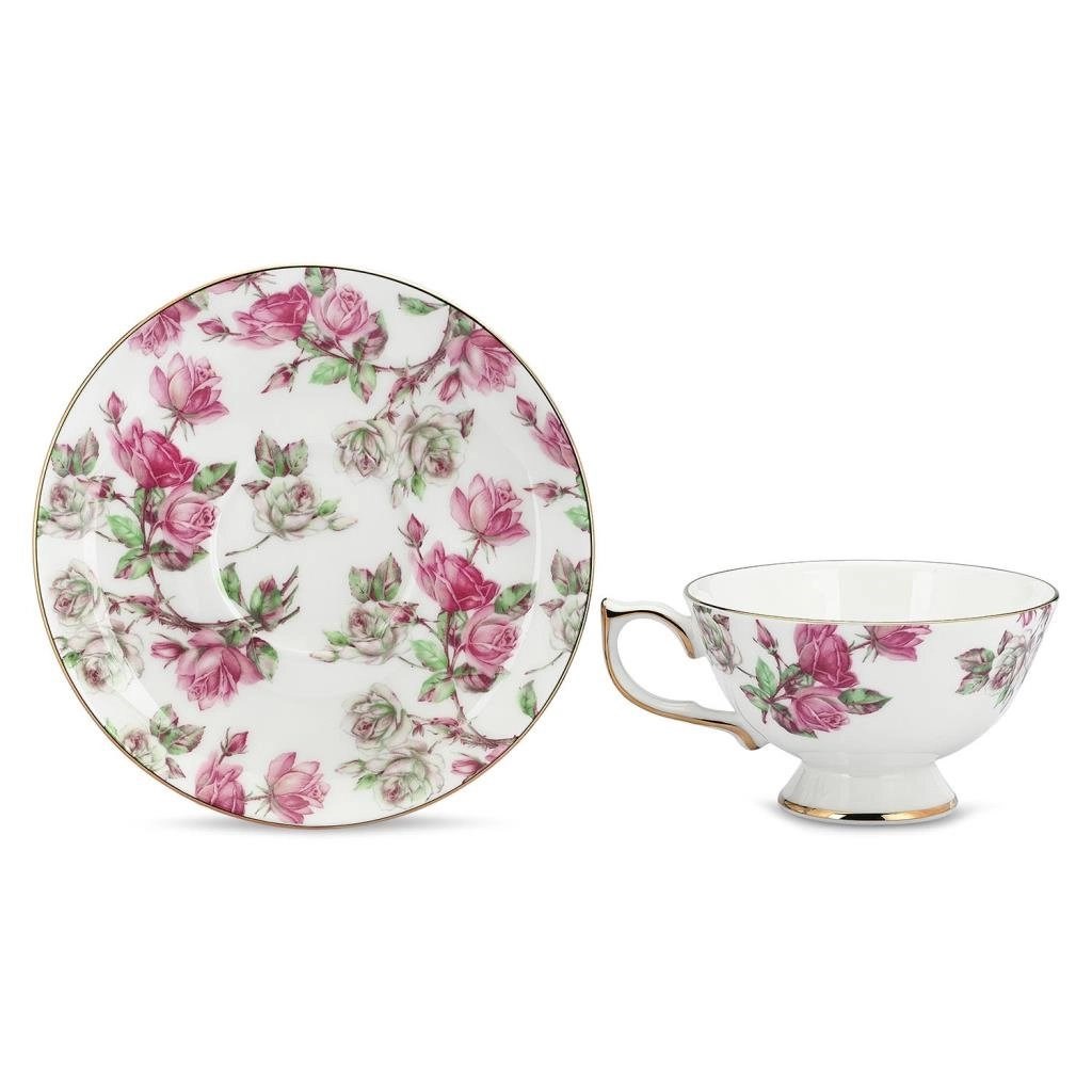 Elizabeth Rose Athens Tea Cup & Saucer AY.6974045821149 