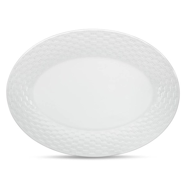 Basketweave Oval Serving Dish 33.5 cm AY.6976462287331