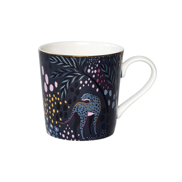 Midnight Leopard Mug Sara Miller RW.SMGFL.78914-XG 
