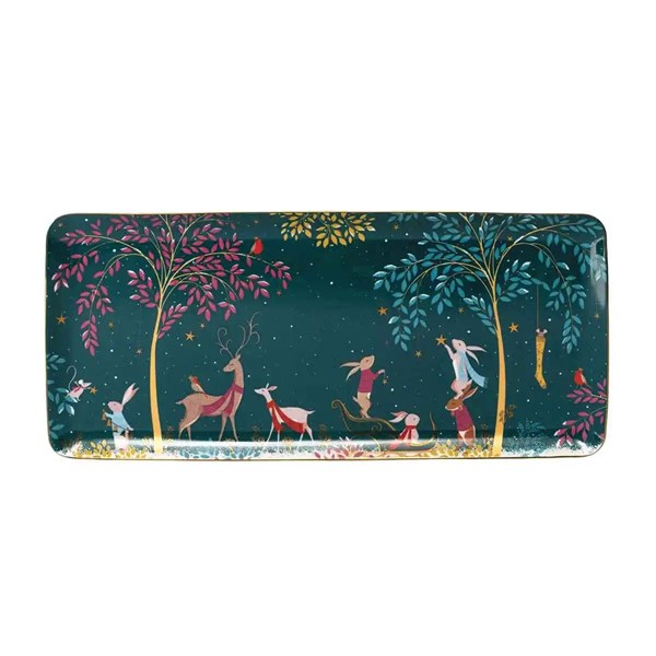 Woodland Tales Sandviç Tepsi Sara Miller Deer&Robin RW.SMWTF.79458-XG 
