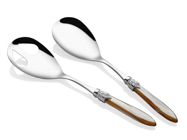 Laura Silver Champagne Salad Service Set ICRS43CR02IRE02 