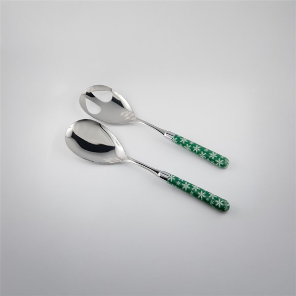 Naive Green Snowflake Salad Set of 2 ICRS5902IRE2006 