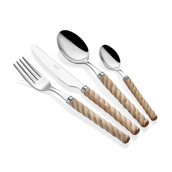 Rope Bej 24 Parça Çatal Bıçak Seti ICNVLD14501C_24/ES 