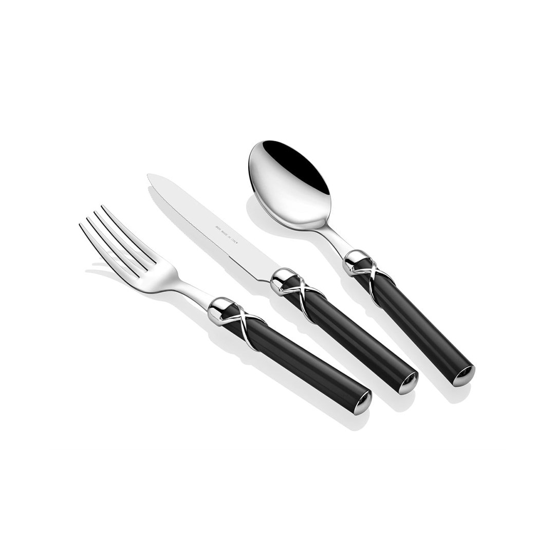 Fiocco Siyah 75 Parça Çatal Bıçak Seti ICRS5875A11 
