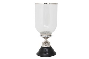 Black Silver Small Candle Holder 18*18*42 cm GO 305 