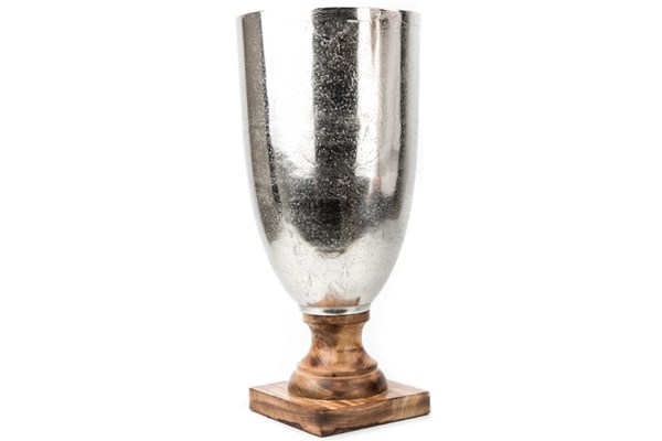 Large Vase with Wooden Leg HNH 010 