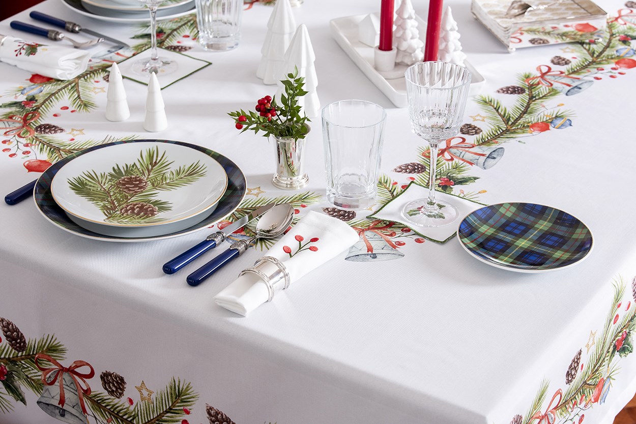 Ekose Yeşil Tabak 17 cm 