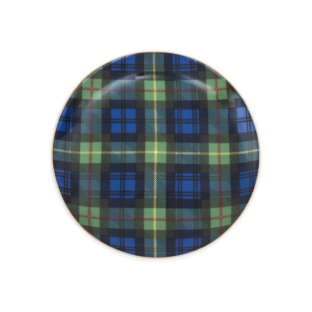 Ekose Yeşil Tabak 17 cm 