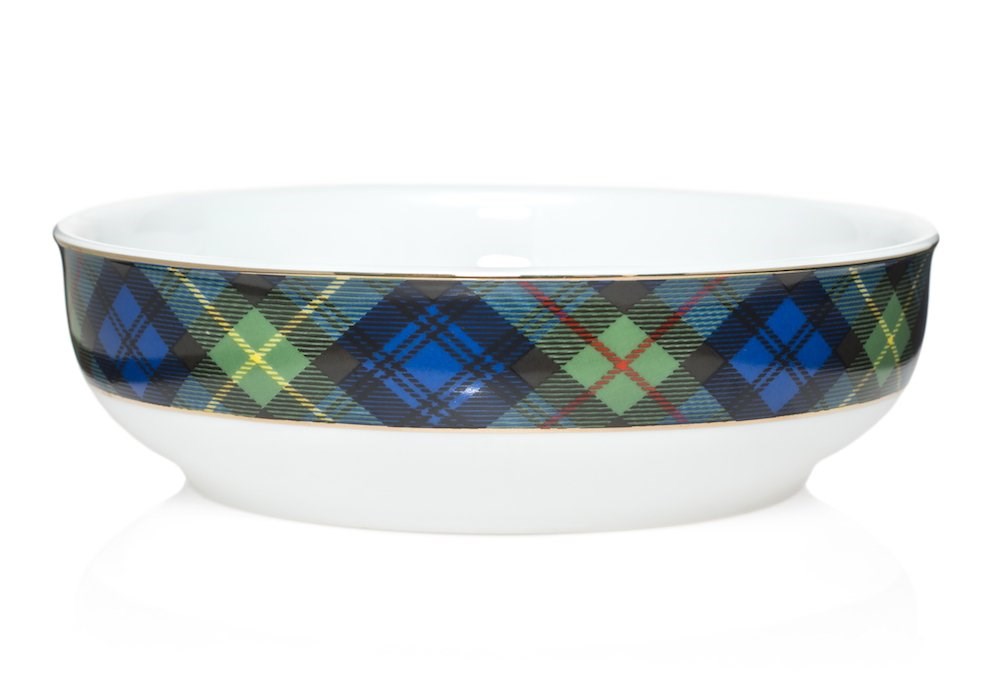 Ekose Yeşil Kase 18 cm 