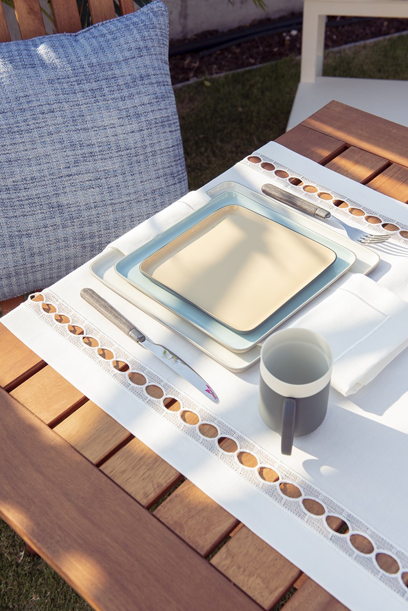 Kare Orta Boy Tabak Taş & Aqua Parlak KRT03CF0000S1 