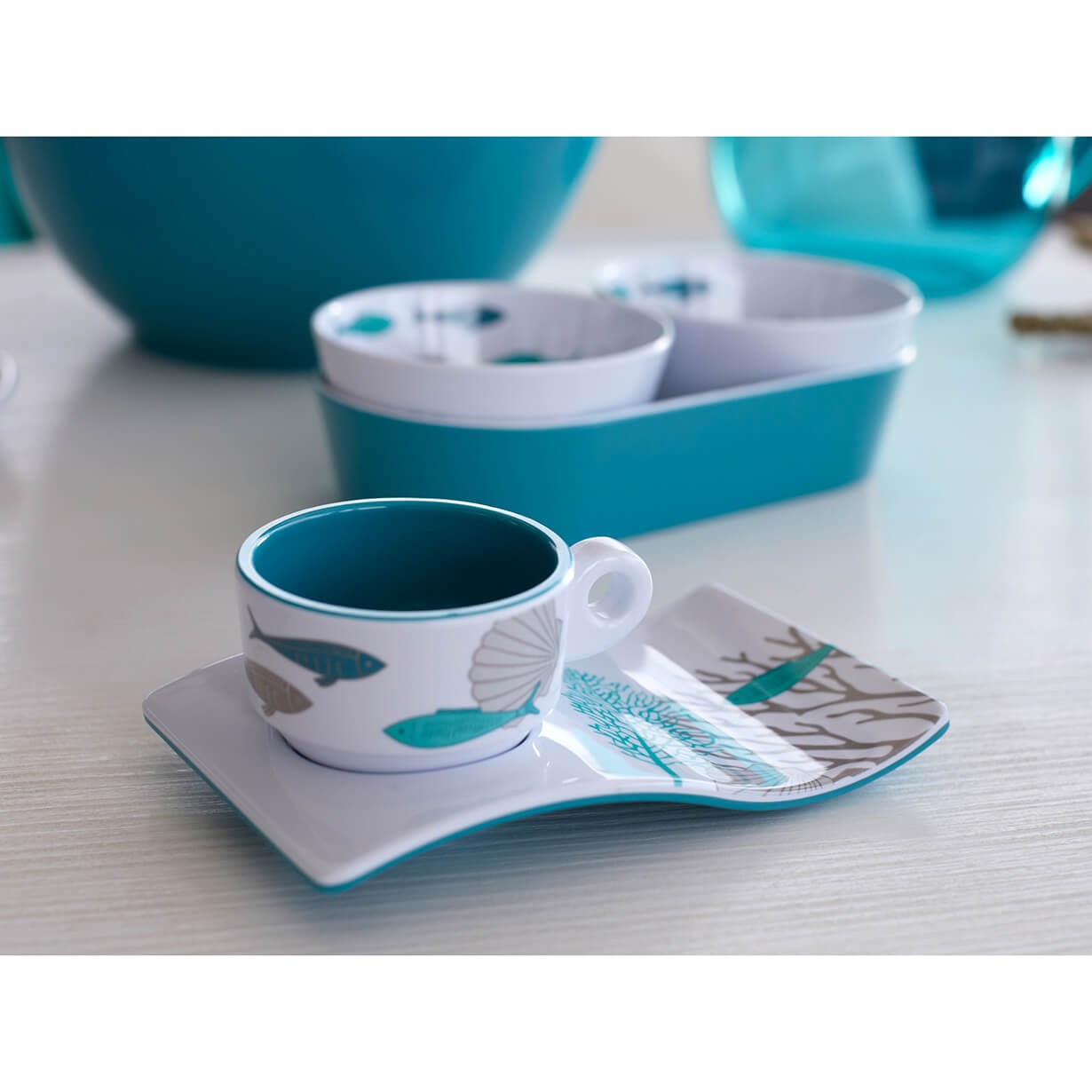 Espresso Fincan Seti Coastal Deep Sea 6'lı 7124249-28006 