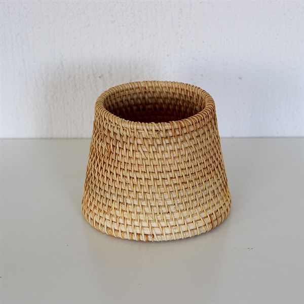 Laura 13*10 cm Rattan Dekoratif Büyük Kalemlik&Kaşıklık DKRT-K-03 