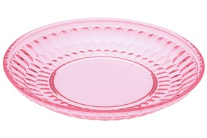 VB Boston Colored KR Cake Plate 21 cm Pink VRH11-7309-0824