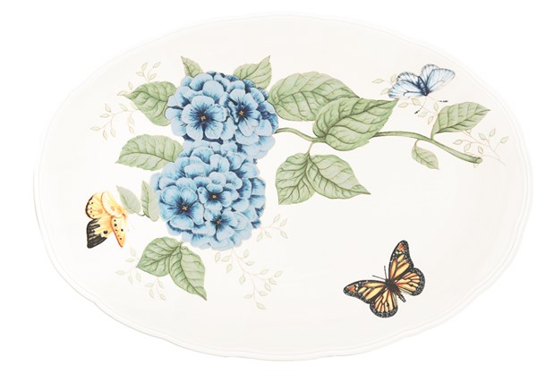 Lenox Butterfly Oval Servis Tabağı 41 cm LEN6084289 