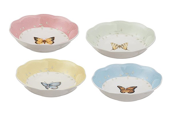 Lenox Butterfly Compote/Salad Bowl Set of 4 in 4 Colors 13 cm LEN806739 