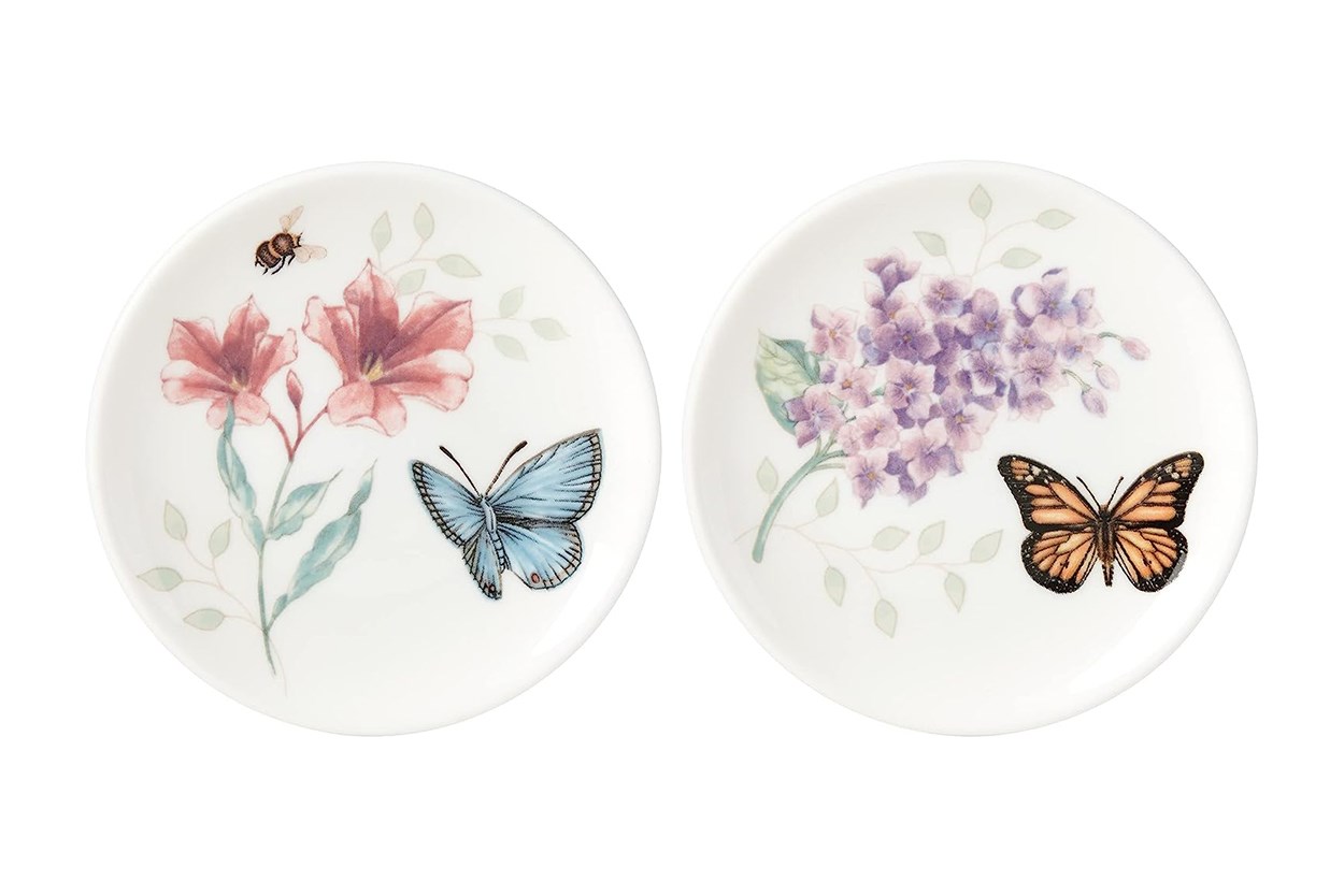 Lenox Butterfly Meadow Porselen Bardak Altlığı 2'li 12,5 cm LEN885607 