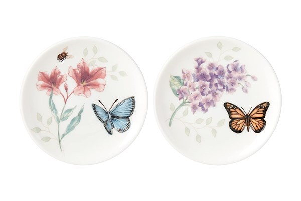 Lenox Butterfly Meadow Porselen Bardak Altlığı 2'li 12,5 cm LEN885607 