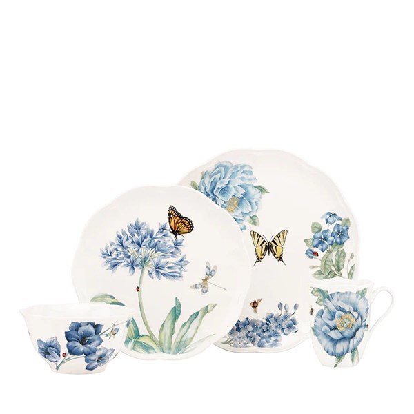 Lenox Butterfly Blue Yemek Seti 4 Parça LEN833421 