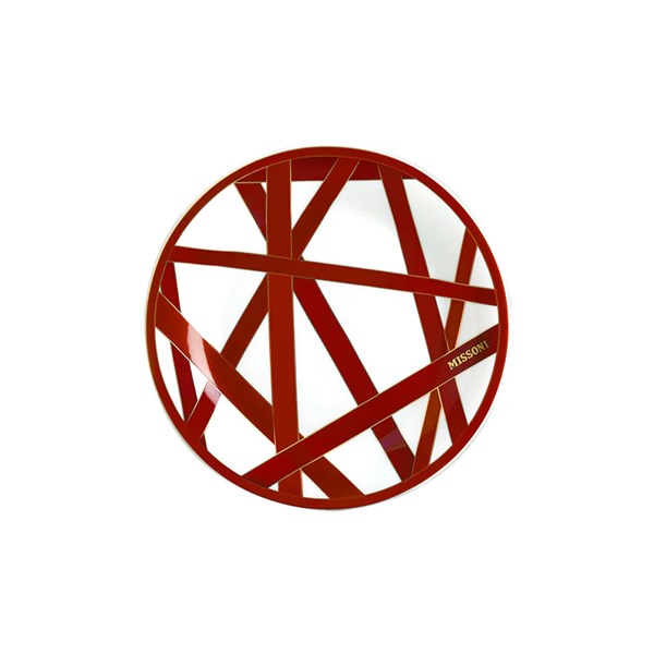 Missoni Nastri Burgundy - Bread Plate 17 cm MIS-MHPNBOR20