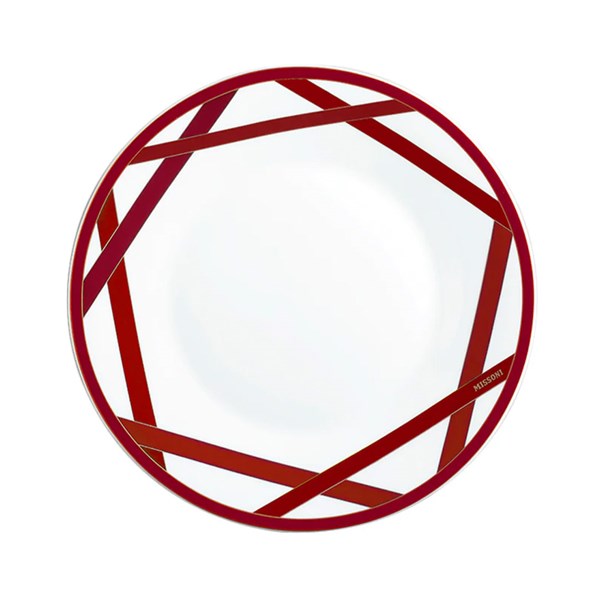 Missoni Nastri Burgundy - Dinner Plate 27.5 cm MIS-MHPNBOR01
