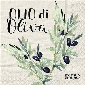 Ihr Paper Napkin Olio Di Oliva 33*33 cm - L 996166