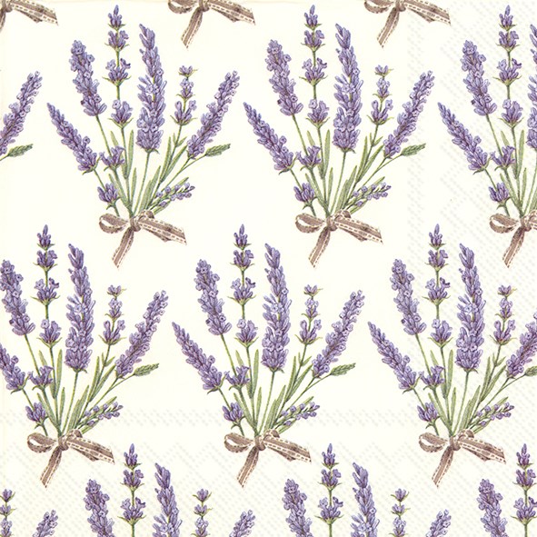 Ihr Kağıt Peçete Bouquet of Lavender 33*33 cm - L 728460 