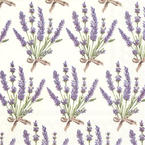 Ihr Kağıt Peçete Bouquet of Lavender 33*33 cm - L 728460