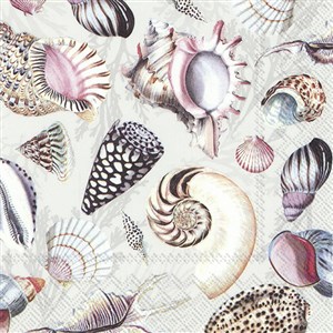 Ihr Paper Napkin Shells of the Sea 25*25 cm - C 902266 
