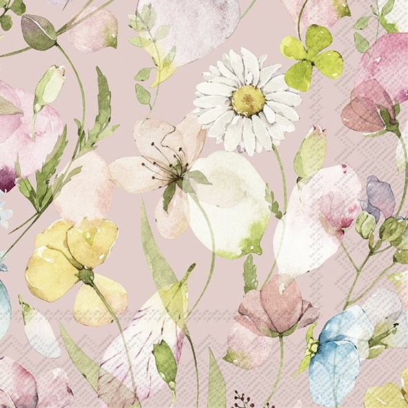 Ihr Paper Napkin Sada Rose 33*33 CM - L 953150