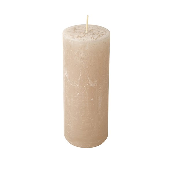 Ihr Cylinder Candle Linen Ø 7*17 cm - K 141766 