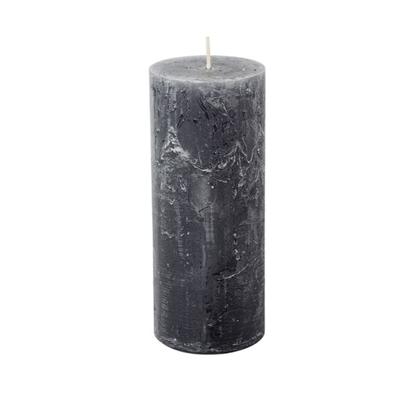 Ihr Cylinder Candle Gray Ø 7*17 cm - K 141745 