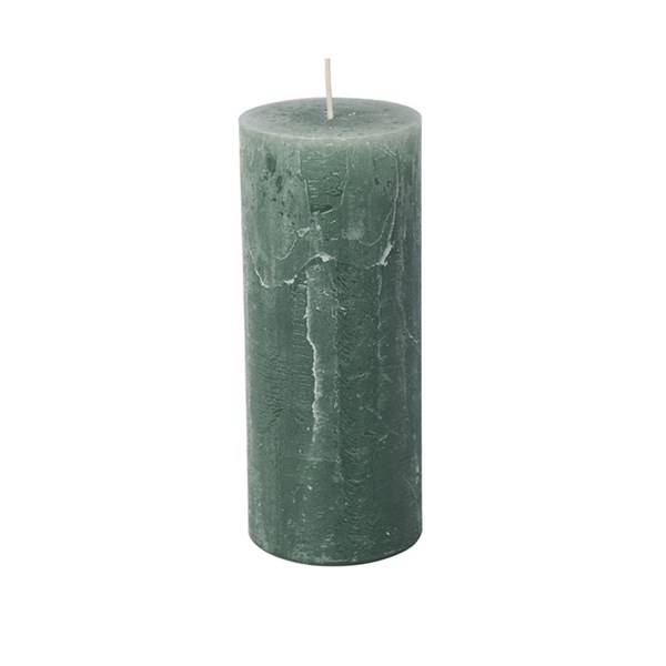 Ihr Cylinder Candle Green Ø 7*17 cm - K 141720 